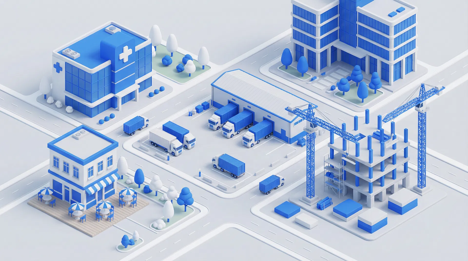 Industries we fund: trucking, restaurants, healthcare, construction, and more